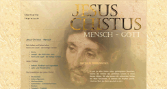 Desktop Screenshot of jesus-christus-mensch-gott.de